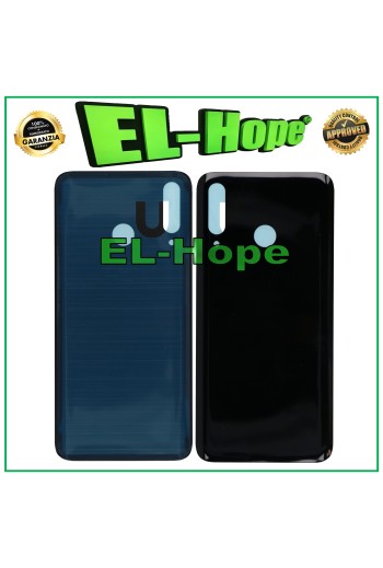 CARCASA DE BATERÍA PARA HUAWEI P30 LITE MAR-LX1M LX1A LX2J CRISTAL TRASERO NEGRO
