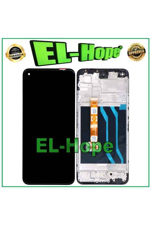 PANTALLA LCD + MARCO PARA MONITOR TÁCTIL OPPO A36 PESM10 CRISTAL NEGRO