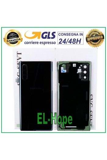 TAPA TRASERA ORIGINAL SAMSUNG GALAXY NOTE 10 SM-N970 FN CRISTAL NEGRO