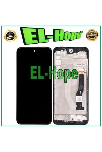 PANTALLA LCD + MARCO PARA TCL 20S T7730 PANTALLA TÁCTIL MONTADA VIDRIO NEGRO