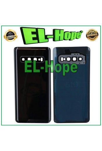 CARCASA TRASERA BATERÍA PARA SAMSUNG GALAXY S10 SM-G973F TAPA TRASERA NEGRA