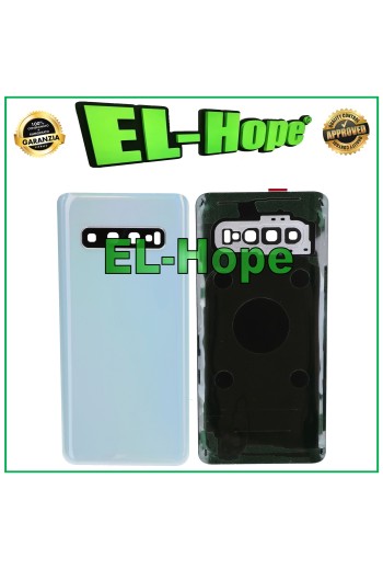 CARCASA DE BATERÍA PARA SAMSUNG GALAXY S10 SM-G973F TAPA TRASERA BLANCA