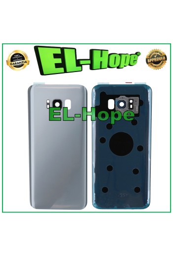 TAPA DE BATERÍA PARA SAMSUNG GALAXY S8+ PLUS SM-G955 CUERPO TRASERO PLATA