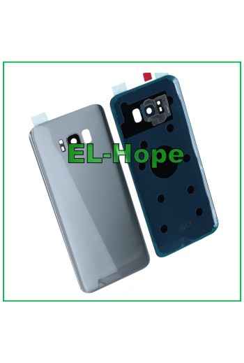 TAPA DE BATERÍA PARA SAMSUNG GALAXY S8+ PLUS SM-G955 CUERPO TRASERO PLATA