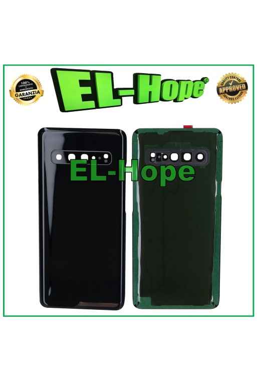 TAPA DE BATERÍA PARA SAMSUNG GALAXY S10 5G SM-G977F CUERPO TRASERO NEGRO