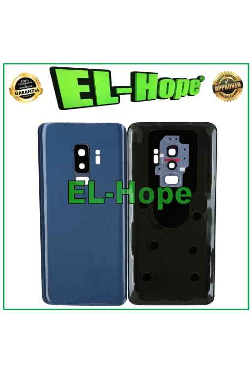 TAPA DE BATERÍA PARA SAMSUNG GALAXY S9+ PLUS SM-G965 CUERPO TRASERO AZUL