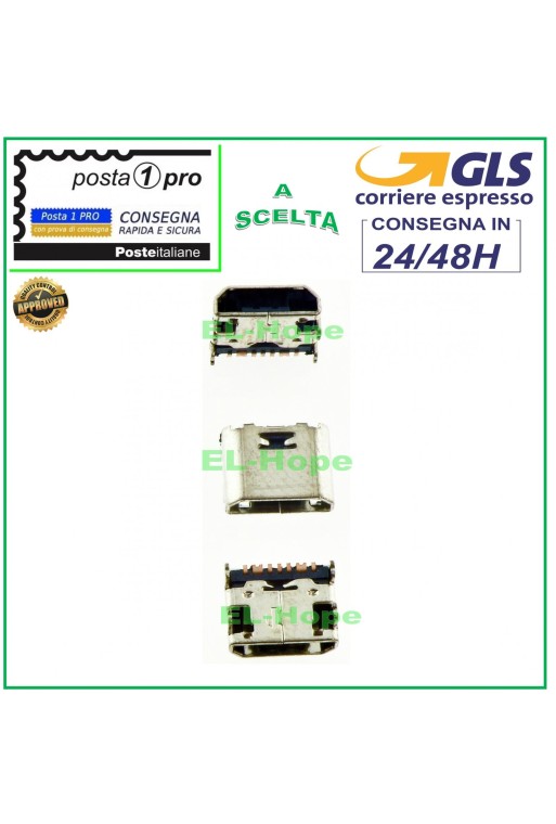 CONECTOR DE CARGA SAMSUNG GALAXY TAB E 3 SM T560 T561 MICRO USB