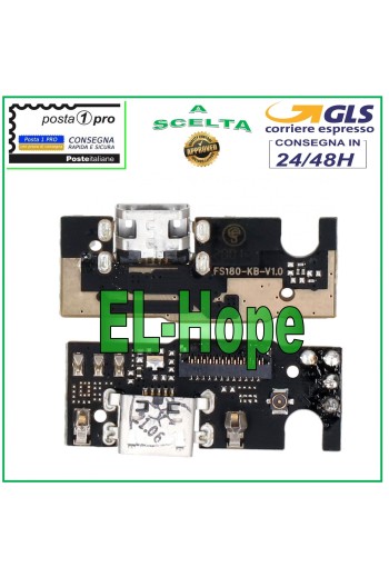 CONECTOR DE CARGA PARA TCL 205 4187D PCB DOCK CARGA MICRO USB