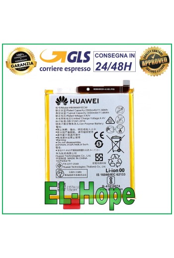 BATERÍA DE SERVICIO ORIGINAL HUAWEI Y6 2018 ATU-L11 HB366481ECW BATERÍA 3000 mAh