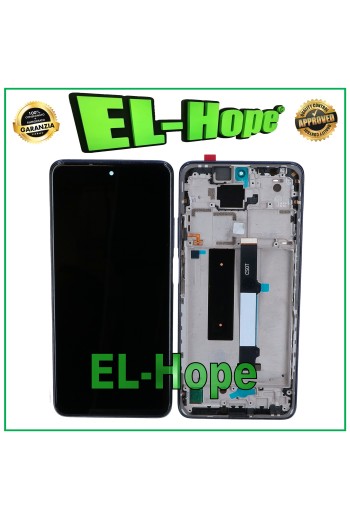  PANTALLA LCD + MARCO PARA XIAOMI REDMI NOTE 9 PRO 5G 2020 TÁCTIL MONTADO AZUL