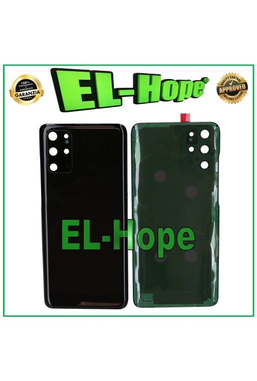 FUNDA TRASERA PARA SAMSUNG GALAXY S20 PLUS SM-G986 CUERPO TRASERO NEGRO