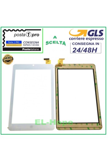 PANTALLA TÁCTIL MEDIACOM SMARTPAD 750GO M-SP750GON M-SP750GOV ORIGINAL BLANCO