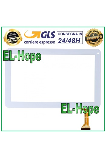PANTALLA TÁCTIL DE VIDRIO PARA TABLET LAZER MY1306P DIGITALIZADOR 10.1 ORIGINAL BLANCO