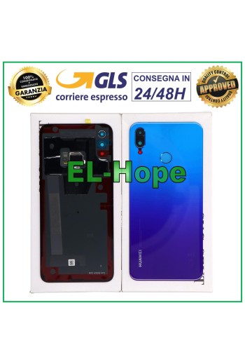 FUNDA TRASERA ORIGINAL HUAWEI P SMART PLUS INE-LX1 AZUL MORADO