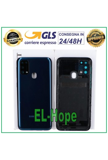 TAPA DE BATERÍA ORIGINAL SAMSUNG GALAXY M21S SM-M217F TAPA TRASERA AZUL