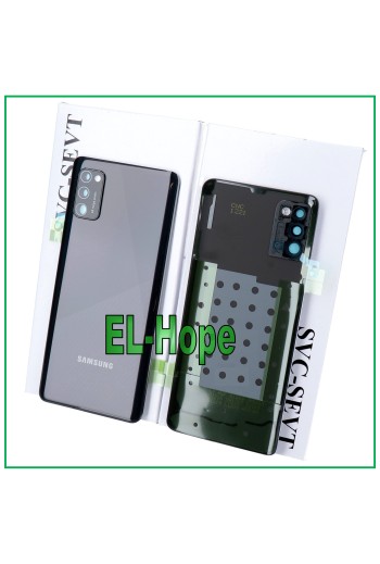 TAPA TRASERA ORIGINAL SAMSUNG GALAXY A41 SM-A415 CRISTAL NEGRO 