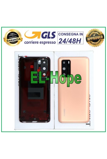 FUNDA TRASERA ORIGINAL HUAWEI P40 ANA-LX9 ANA-NX9 DORADA