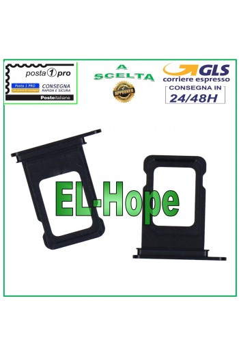 COMPARTIMENTO PARA CARTUCHO DE RANURA, SOPORTE PARA TARJETA NANO SIM, CARCASA PARA TARJETA PARA APPLE IPHONE 13, NEGRO