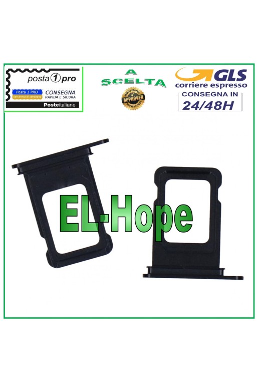 COMPARTIMENTO PARA CARTUCHO DE RANURA, SOPORTE PARA TARJETA NANO SIM, CARCASA PARA TARJETA PARA APPLE IPHONE 13, NEGRO