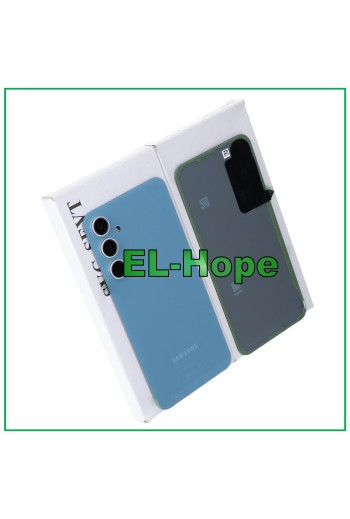 CUBIERTA DE BATERÍA ORIGINAL SAMSUNG GALAXY S23 FE SM-S711B CUERPO DE VIDRIO AZUL