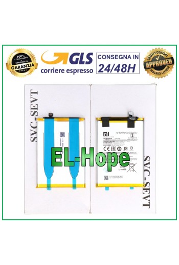SERVICIO DE BATERÍA ORIGINAL BN56 1/CP5/65/94 XIAOMI REDMI 9C M2006C3MG 5000 mAh