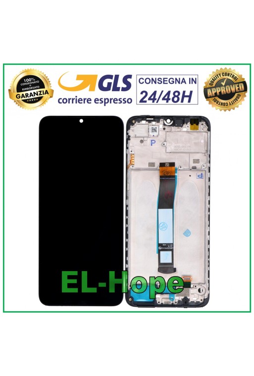 MARCO DE PANTALLA LCD PARA XIAOMI REDMI 10C / 10 POWER / POCO C40 (2022) CRISTAL TÁCTIL