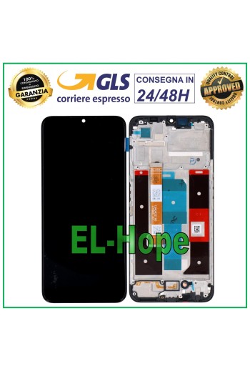 PANTALLA LCD + MARCO PARA OPPO REALME NARZO 50A PRIME RMX3516 PANTALLA TÁCTIL CRISTAL