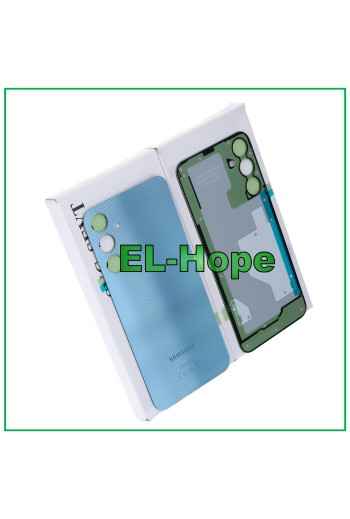 CUBIERTA DE BATERÍA ORIGINAL SAMSUNG GALAXY A25 SM-A256 CUERPO DE CRISTAL AZUL