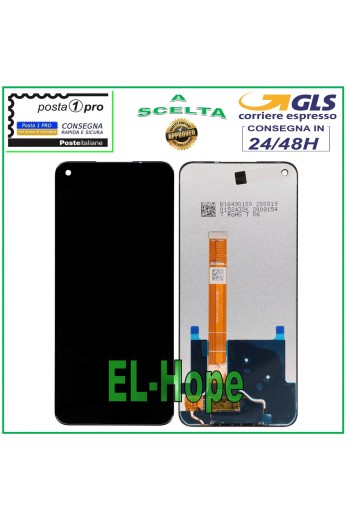 PANTALLA LCD PARA OPPO REALME V5 5G RMX2112 / 7 5G RMX2111 PANTALLA TÁCTIL CRISTAL NEGRO