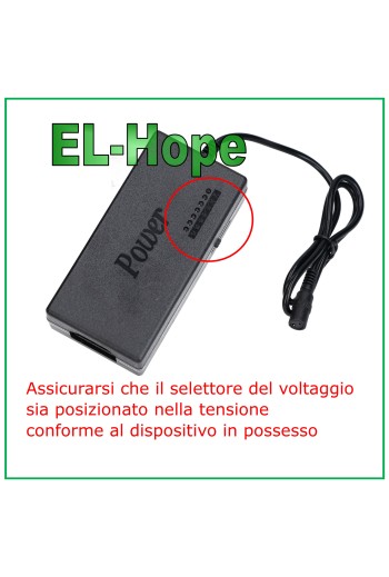  FUENTE DE ALIMENTACIÓN UNIVERSAL PARA PC PORTÁTIL DC 12V / 15V / 16V / 18V / 19V / 20V / 24V