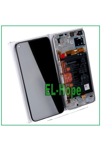 MARCO ORIGINAL PANTALLA LCD + BATERÍA HUAWEI P40 LITE JNY-L21 LX1 CRISTAL TÁCTIL