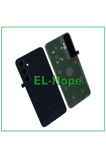 CUBIERTA DE BATERÍA ORIGINAL SAMSUNG GALAXY A35 SM-A356B CUERPO DE VIDRIO AZUL MARINO