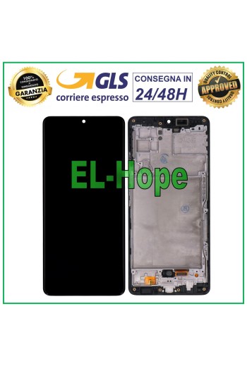 PANTALLA LCD TFT + MARCO PARA SAMSUNG GALAXY M42 5G 2020 SM-M426 PANTALLA TÁCTIL NEGRA