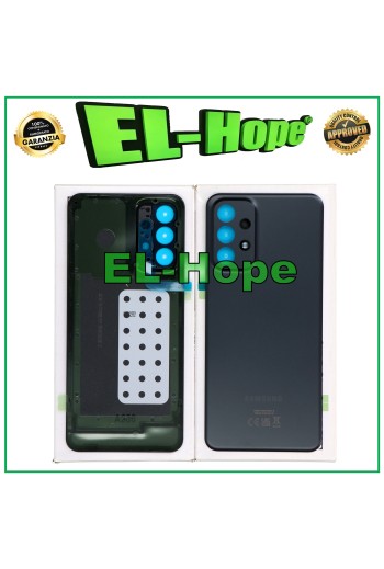 TAPA TRASERA DE BATERÍA ORIGINAL PARA SAMSUNG GALAXY A23 5G SM-A236B, NEGRA