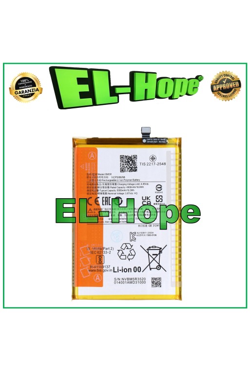 BATERIA BM5R PARA XIAOMI REDMI 12 23053RN02L 23053RN02Y 5000 mAh IGUAL A LA ORIGINAL