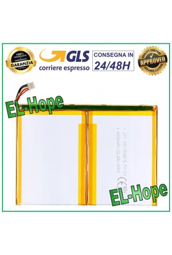 BATERÍA PARA TABLET MAJESTIC 3.7V 6000 MAH - DIMENSIONES 14 cm * 10 cm * 0.3 mm 