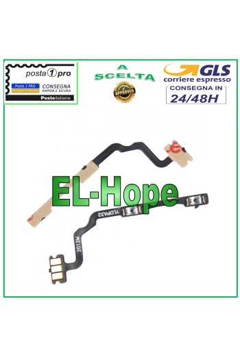 TECLAS LATERALES PLANAS FLEXIBLES SUBIR/BAJAR VOLUMEN PARA OPPO A53S CPH2135
