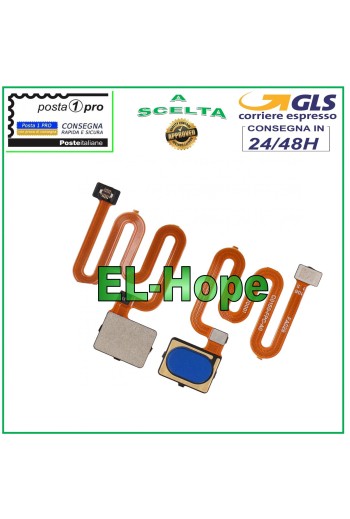 LLAVE PLANA DE HUELLA DACTILAR OPPO A9 2020 CPH1937 CPH1939 CPH1941 AZUL