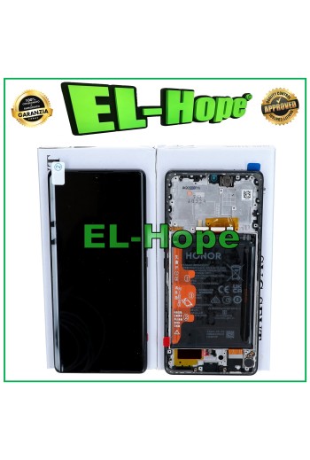 PANTALLA LCD + MARCO BATERÍA TÁCTIL SERVICIO ORIGINAL HONOR X9A 5G RMO-NX1 NEGRO