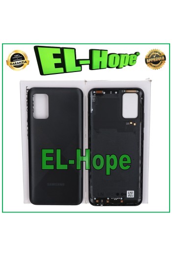 Carcasa trasera original para Samsung Galaxy A02S SM-A025, color negro.