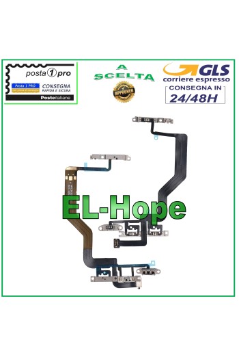 FLAT FLEX BOTÓN ENCENDIDO/APAGADO APPLE IPHONE 12 VOLUMEN SILENCIO