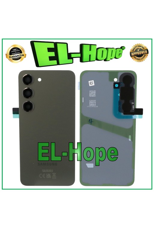 TAPA DE BATERÍA ORIGINAL SAMSUNG GALAXY S23 5G SM-S911B CUERPO DE VIDRIO VERDE