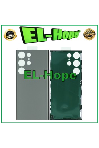 TAPA DE BATERÍA PARA SAMSUNG GALAXY S23 ULTRA SM-S918 TAPA TRASERA VERDE
