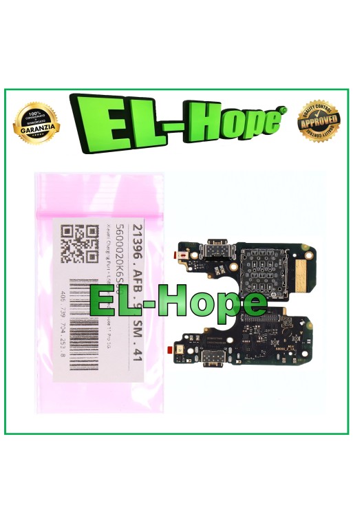 CONECTOR DE CARGA ORIGINAL PARA BASE DE CARGA XIAOMI REDMI NOTE 11 PRO 4G 2201116TG