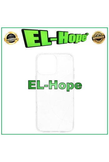 FUNDA PROTECTORA TRANSPARENTE PARA IPHONE 16 PRO MAX SLIM BUMPER TPU