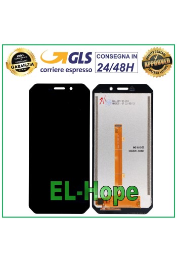 PANTALLA LCD PARA DOOGEE S51 / S51 PRO PANTALLA TÁCTIL MONITOR DE CRISTAL MONTADO NEGRO