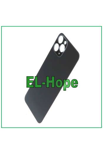 CUERPO TRASERO DE BATERÍA DE VIDRIO PARA IPHONE 11 PRO BIG HOLE SPACE GREY