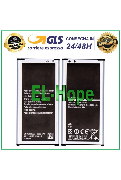 BATERÍA EB-BG903BBE PARA SAMSUNG GALAXY S5 NEO SM G903F 2800 mAh IGUAL A LA ORIGINAL