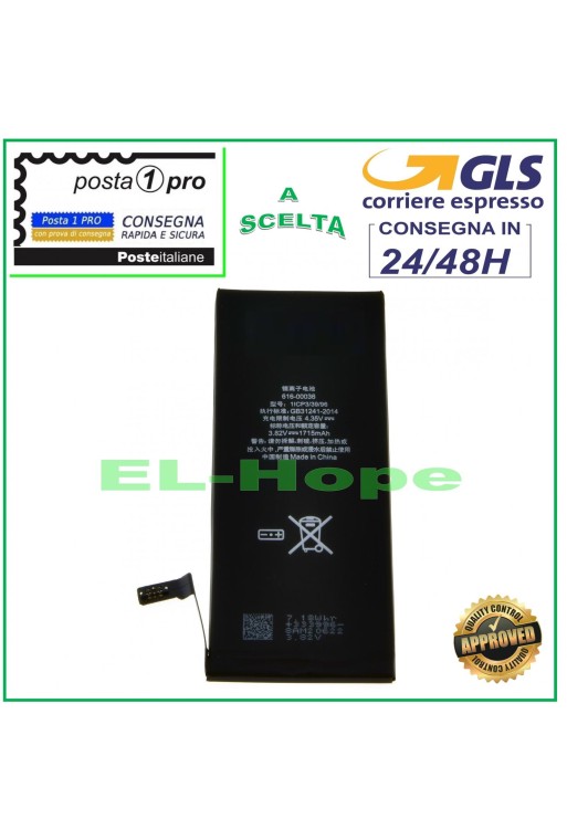 BATERÍA DE REPUESTO PARA IPHONE 6S 1715 mAh