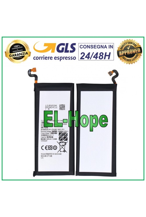 BATERÍA EB-BG935ABE PARA SAMSUNG GALAXY S7 EDGE SM G935 F 3600mAh IGUAL A LA ORIGINAL